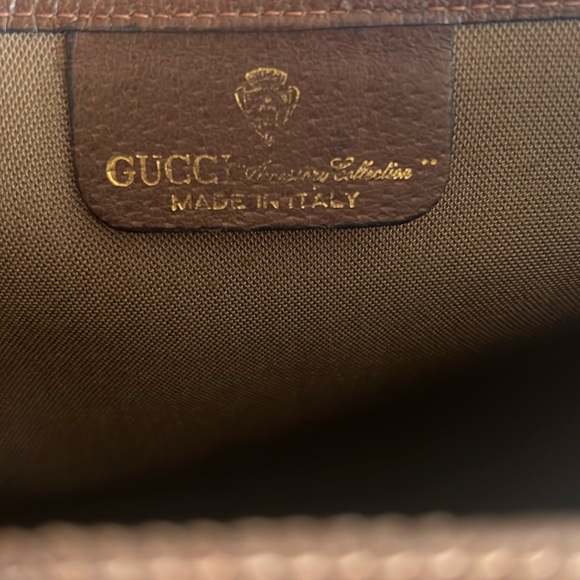 Gucci GG Sherry Shoulder Tote Bag Leather, Brown EXCELLENT! + COA Included - Picture 9 of 15